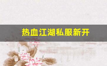 热血江湖私服新开 (5)