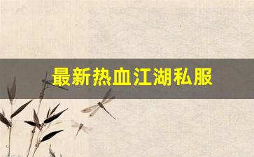 热血江湖2：最新热血江湖私服 (6)