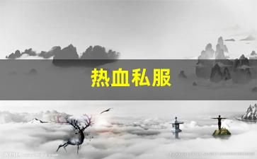 今日新开热血江湖网：热血私服(热血正版手游)